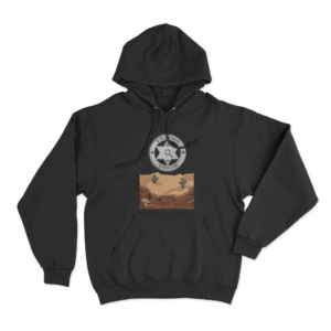E Pluribus Googum Desert Badge Unisex Hoodie Black