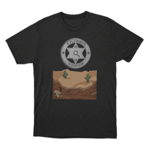 E Pluribus Googum Desert Badge Unisex T Shirt Black
