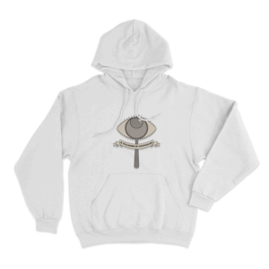 GoogleDebunker Inquisitive Unisex Hoodie White