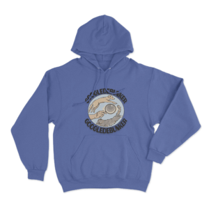 Googledebunker Cat And Dog Unisex Hoodie Blue