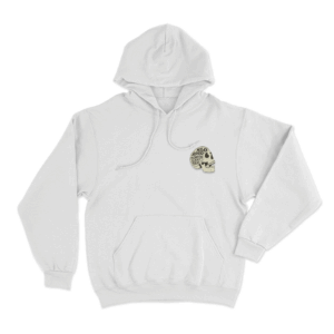 Milo Rossi Northeast Tour Skull Unisex Hoodie White