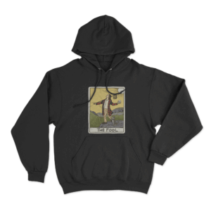 The Fool Tarot Unisex Hoodie Black